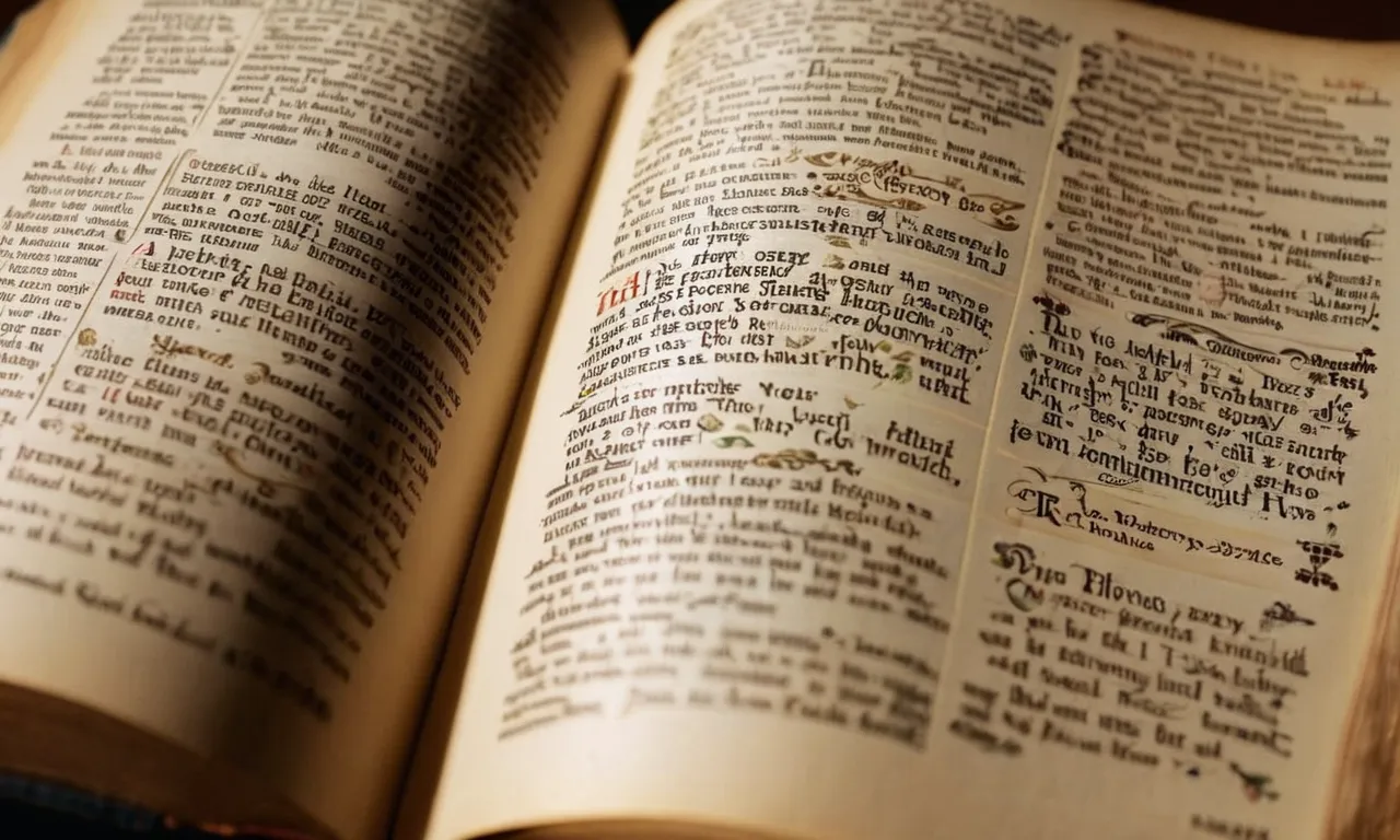 A photo capturing an open Bible with highlighted scripture verses on love, commitment, and relationships, symbolizing the exploration of biblical teachings on polyamory.